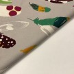 TESSUTO COTONE FANTASIA PIUME MULTICOLOR 