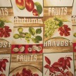 TESSUTO TOVAGLIA FANTASIA FRUTTI AUTUNNO