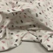TESSUTO FANTASIA PIEDINI ROSA