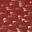 TESSUTO GARZA FANTASIA CALLA BORDEAUX