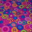 LYCRA CIRCUS CERCHI CUORI FUXIA