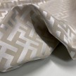 TESSUTO JACQUARD LABIRINTO FONDO BEIGE