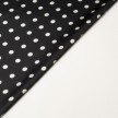 SCAMPOLO CM 65X140 BROADWAY SATIN NERO POIS BIANCO
