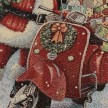 GOBELIN BABBO NATALE IN VESPA CM. 47X47
