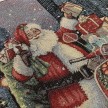 GOBELIN BABBO NATALE IN VESPA CM. 47X47
