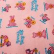 SCAMPOLO CM 65X150 TESSUTO COTONE FANTASIA BABY 2413/6 ROSA