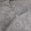 SCAMPOLO CM 110X150 TESSUTO FIOCCHI DI NEVE NATALE
