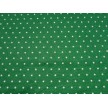 SCAMPOLO CM 30X180 PANNOLENCI STAMPATO VERDE POIS BIANCHI