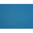 SCAMPOLO CM 40X180 PANNOLENCI STAMPATO AZZURRO POIS BIANCHI