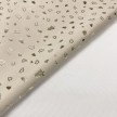 Vellutino beige con stampe natale oro