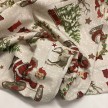 SCAMPOLO CM 45X160 TESSUTO PANAMA BABBO NATALE