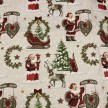SCAMPOLO CM 45X160 TESSUTO PANAMA BABBO NATALE