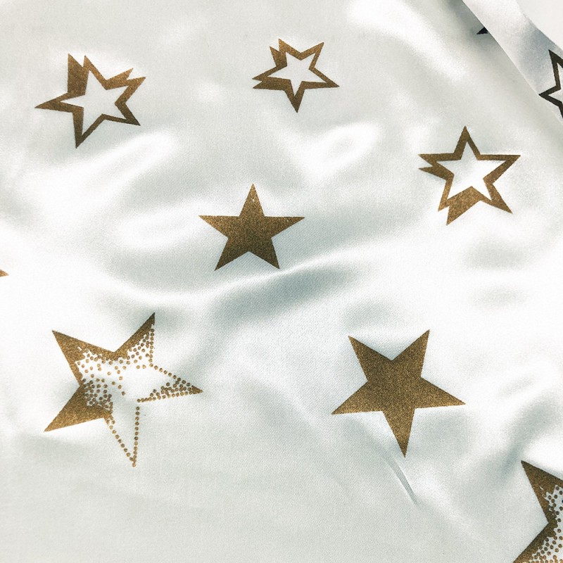 Tessuto Chiffon Di Raso Di Poliestere ITY Crepe 90 Gsm - Foto 6