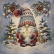 GOBELIN LUCE DEL NATALE CM. 47X47