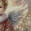 GOBELIN ANGELO DEL NATALE CM. 47X47