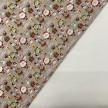 SCAMPOLO CM 90X140 TESSUTO COTONE FANTASIA BABBO NATALE GRIGIO