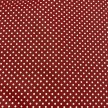 SCAMPOLO CM 70X140 TESSUTO COTONE POIS ROSSO