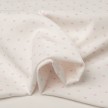 PIQUET STAMPATO 105 BIANCO CUORE  ROSA