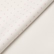 PIQUET STAMPATO 105 BIANCO CUORE  ROSA