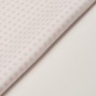 PIQUET STAMPATO 55 BIANCO POIS ROSA