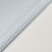 PIQUET STAMPATO 53 CELESTE POIS BIANCO