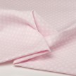 PIQUET STAMPATO 52 ROSA POIS BIANCO