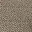 GABARDIN STRETCH FANTASIA FIORELLINI MARRONE
