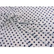MAGLINA STRECH LOREN BIANCO POIS BLU - C17