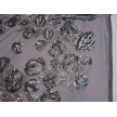 TULLE RICAMATO COR1800/E7 GRIGIO